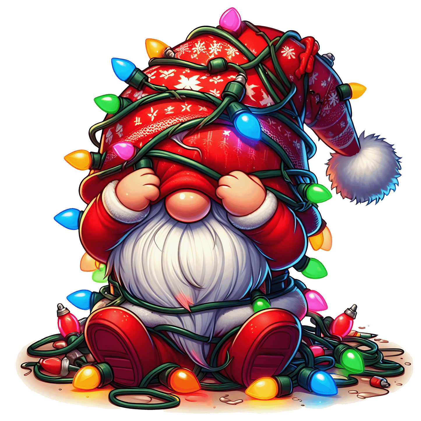 Bügelbilder Weihnachten Gnome_2 - Magic Miracle Design