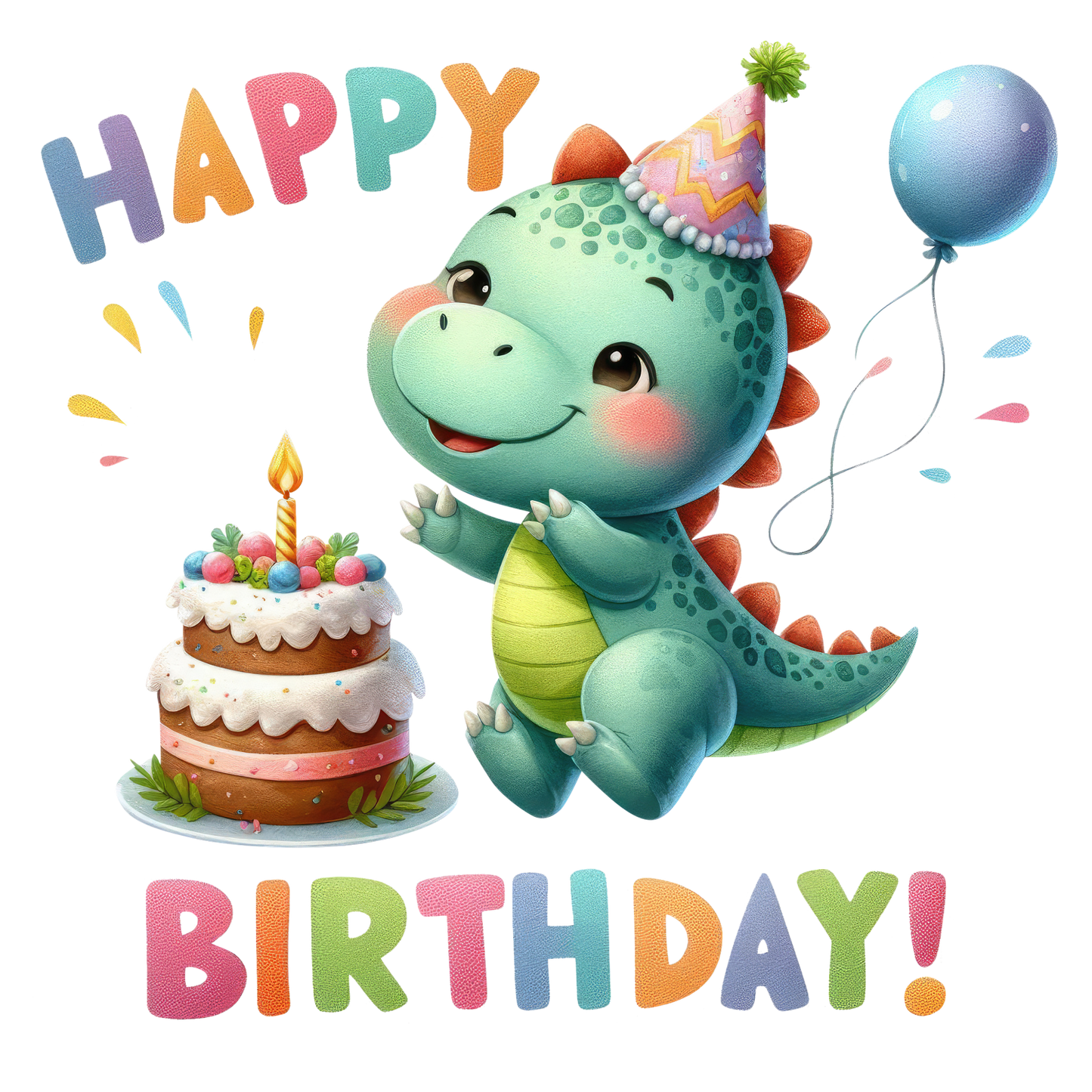 Bügelbilder Kinder Geburtstag Happy Birthday - Magic Miracle Design
