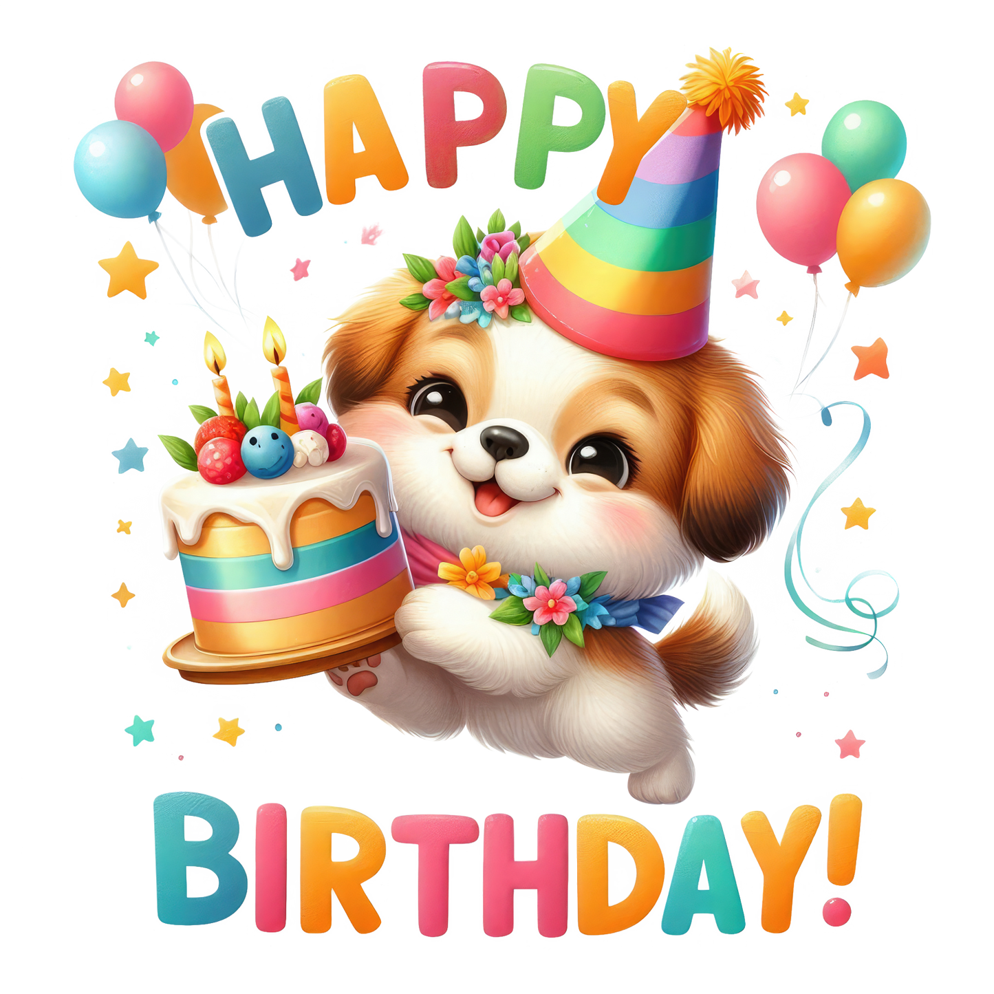 Bügelbilder Kinder Geburtstag Happy Birthday - Magic Miracle Design