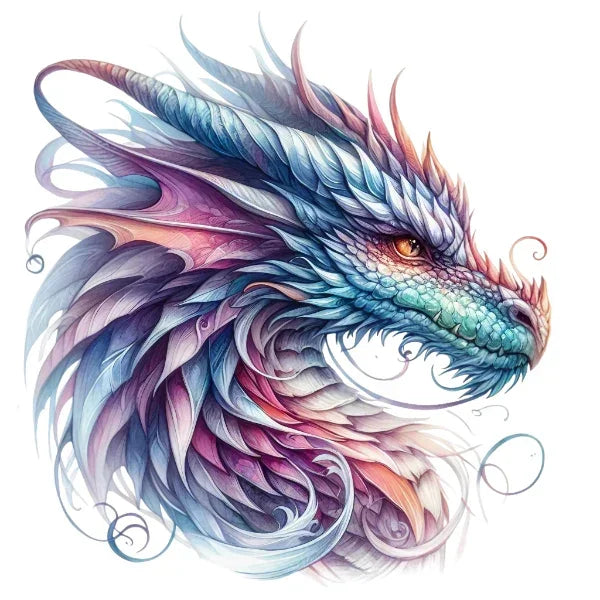 Bügelbild Drache | Dragon Bild_1