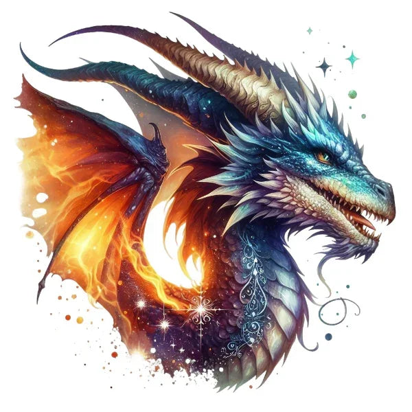 Bügelbild Drache | Dragon Bild_8