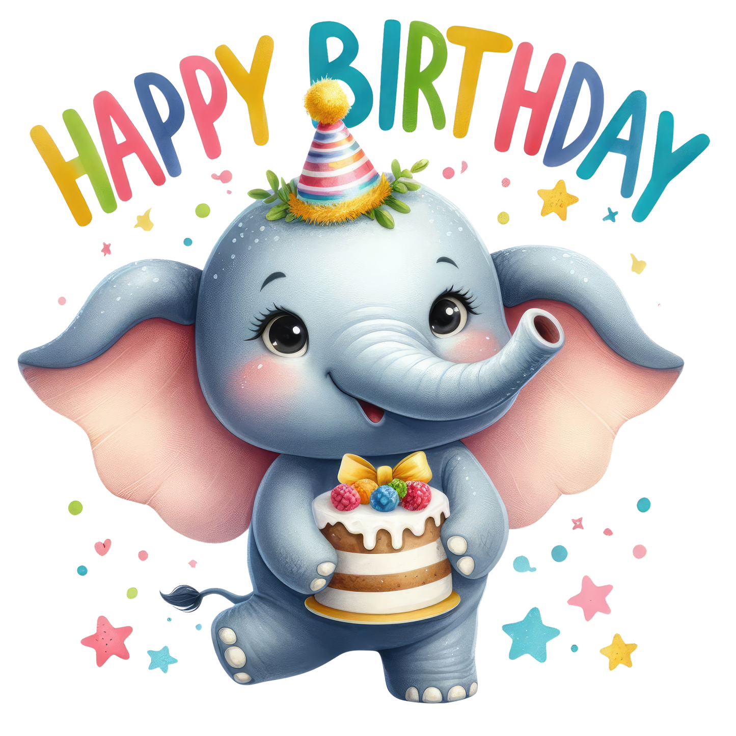 Bügelbilder Kinder Geburtstag Happy Birthday - Magic Miracle Design
