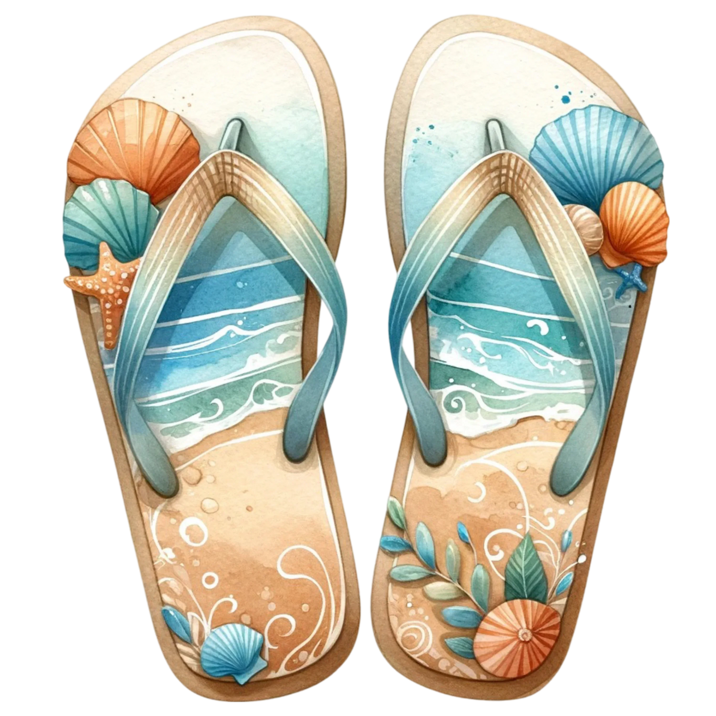 Bügelbilder Flipflops - Sommer Feeling Bild_9