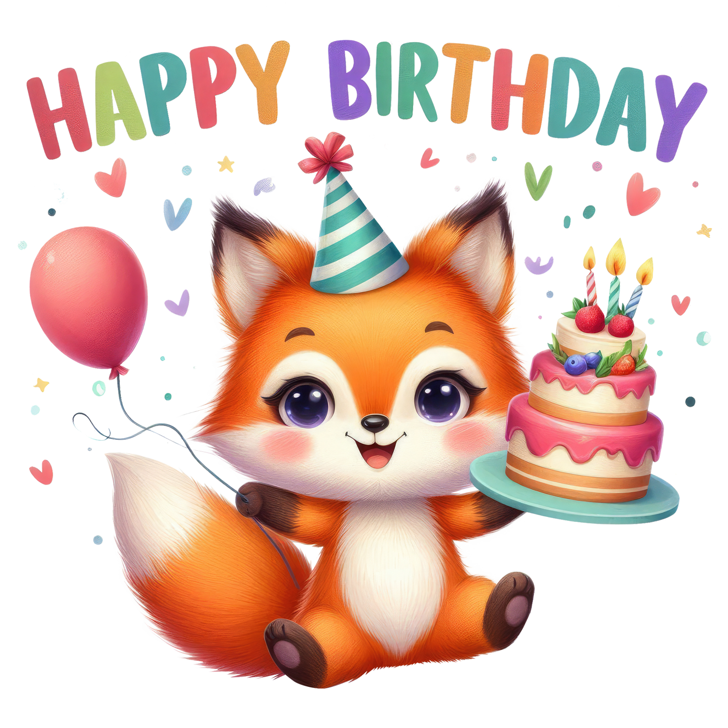 Bügelbilder Kinder Geburtstag Happy Birthday - Magic Miracle Design