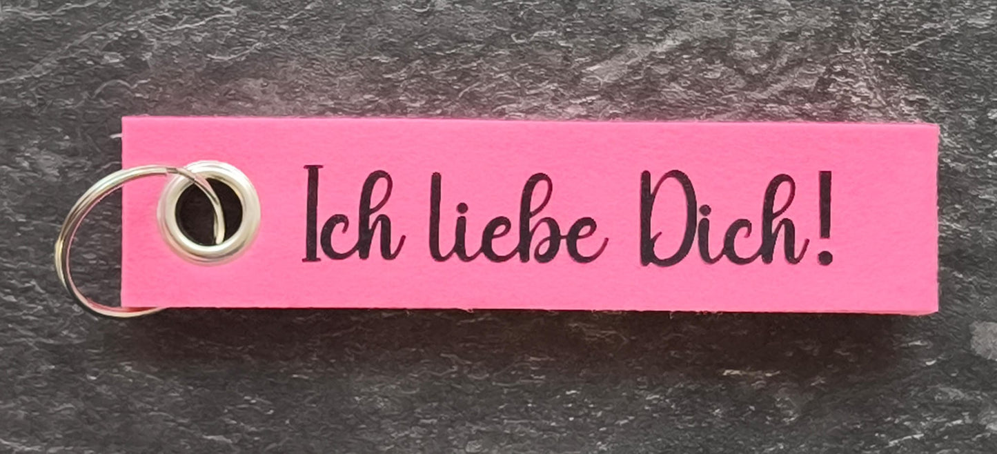 Filz Schlüsselanhänger