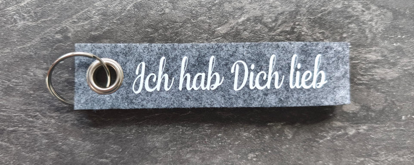 Filz Schlüsselanhänger