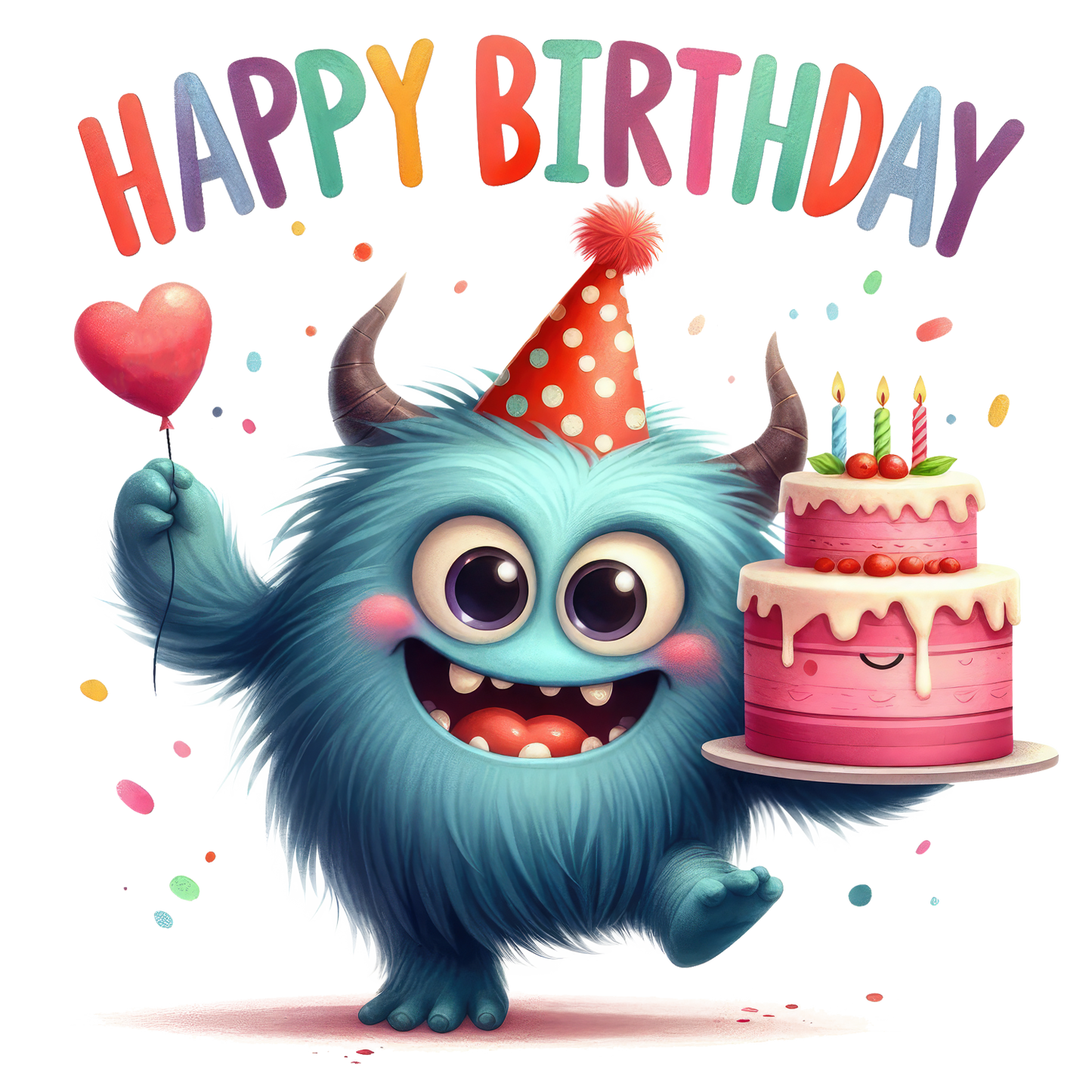 Bügelbilder Kinder Geburtstag Happy Birthday - Magic Miracle Design
