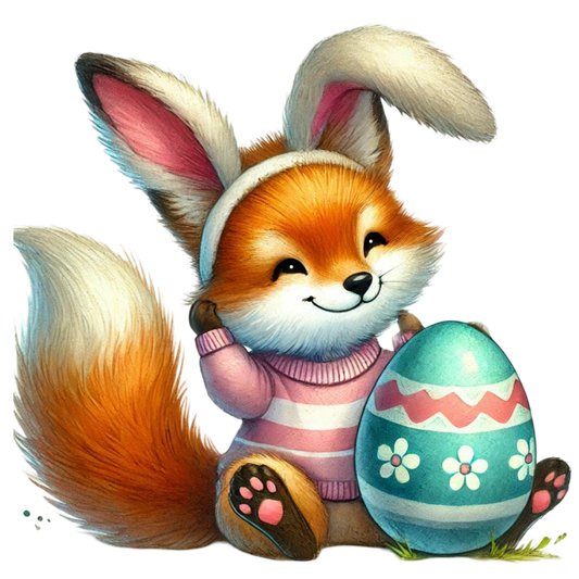 Bügelbild Ostern Fuchs Bild_1