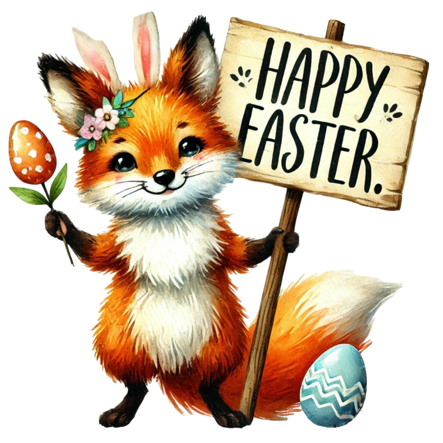 Bügelbild Ostern Fuchs Bild_4