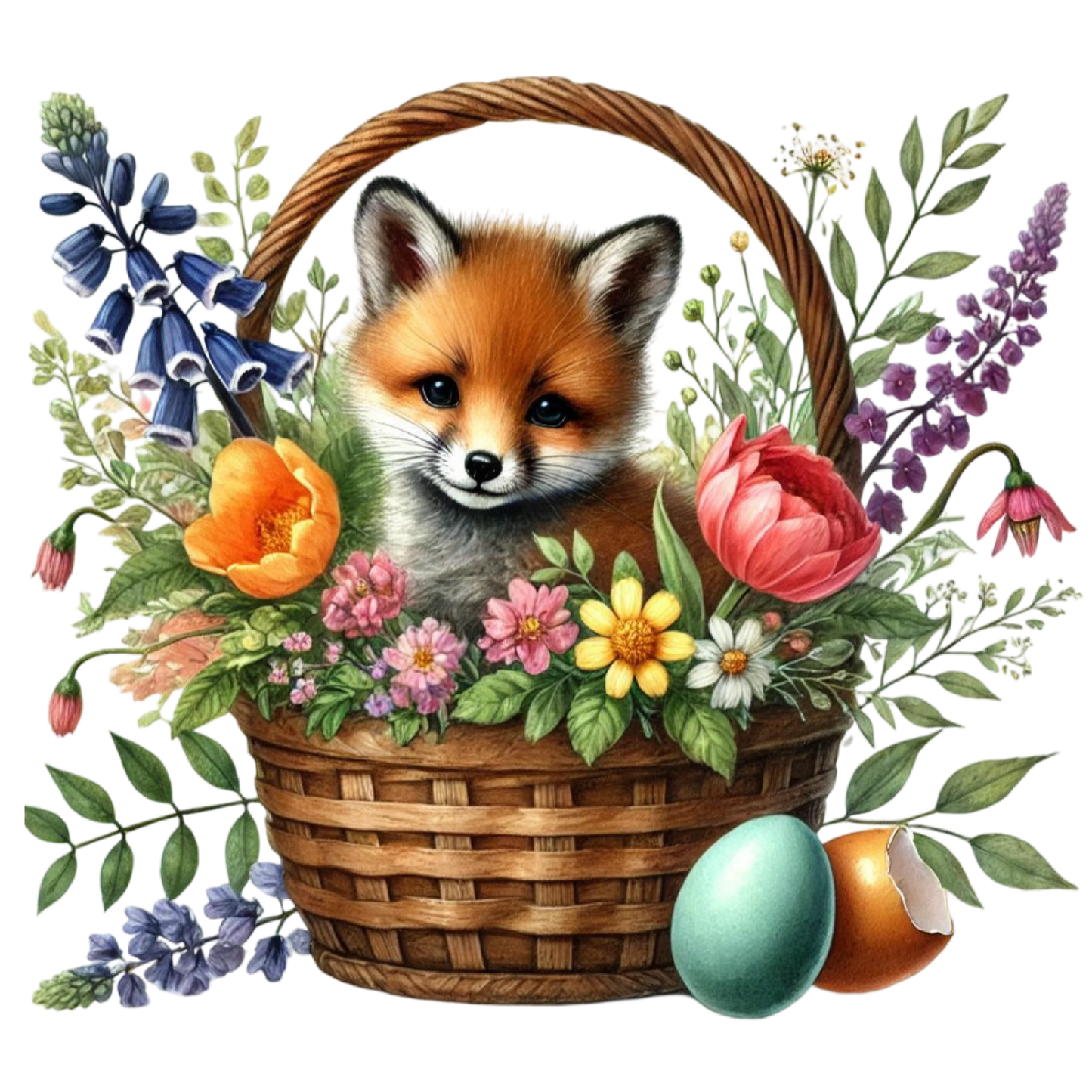 Bügelbild Ostern Fuchs Bild_6