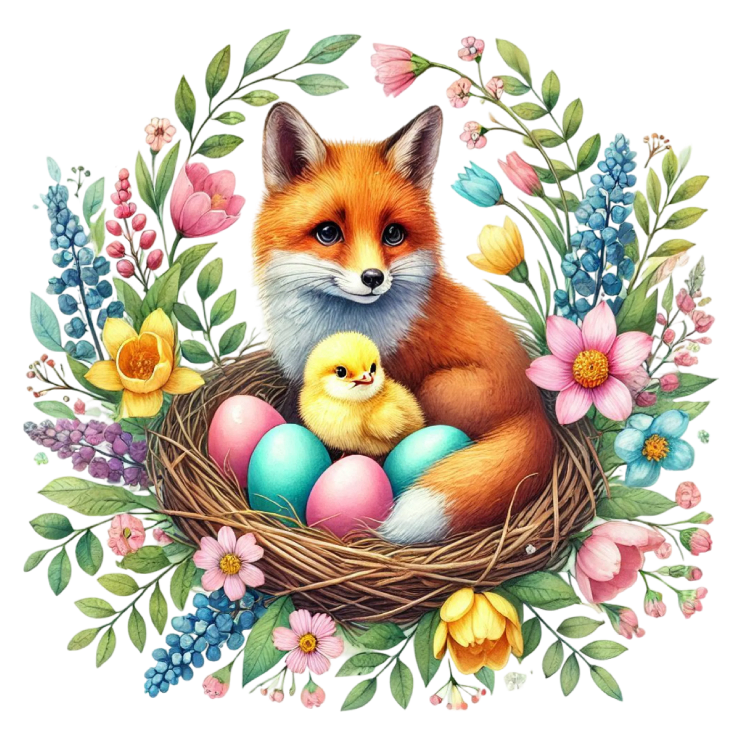 Bügelbild Ostern Fuchs Bild_7
