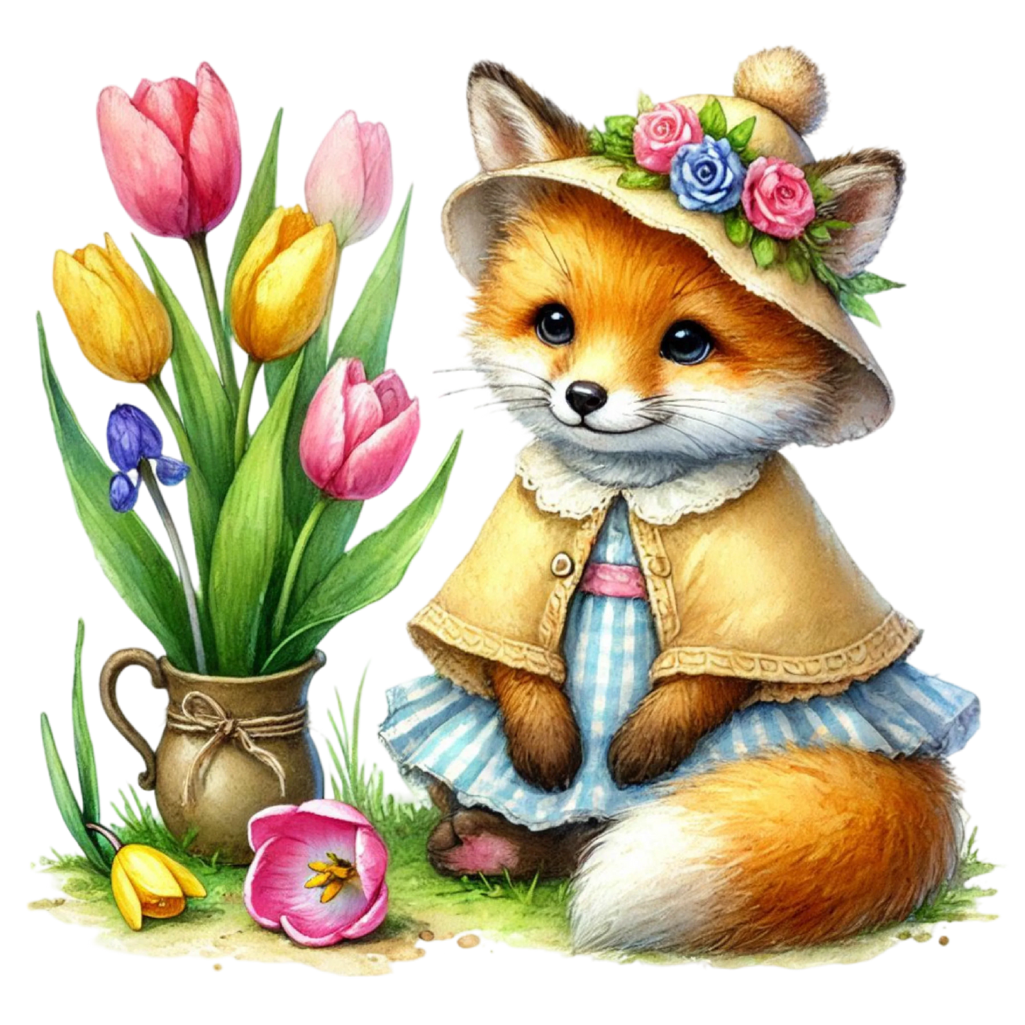 Bügelbild Ostern Fuchs Bild_8