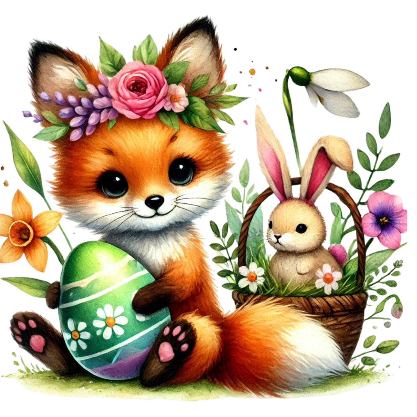 Bügelbild Ostern Fuchs Bild_9