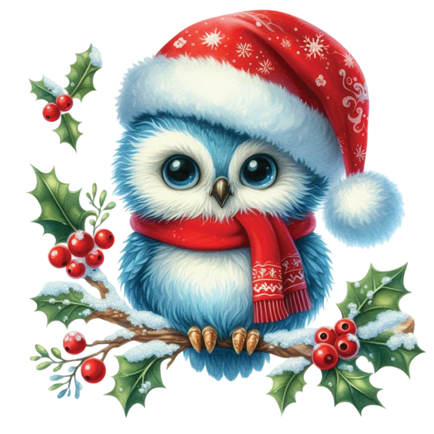 Bügelbilder Weihnachts - Eulen - Magic Miracle Design