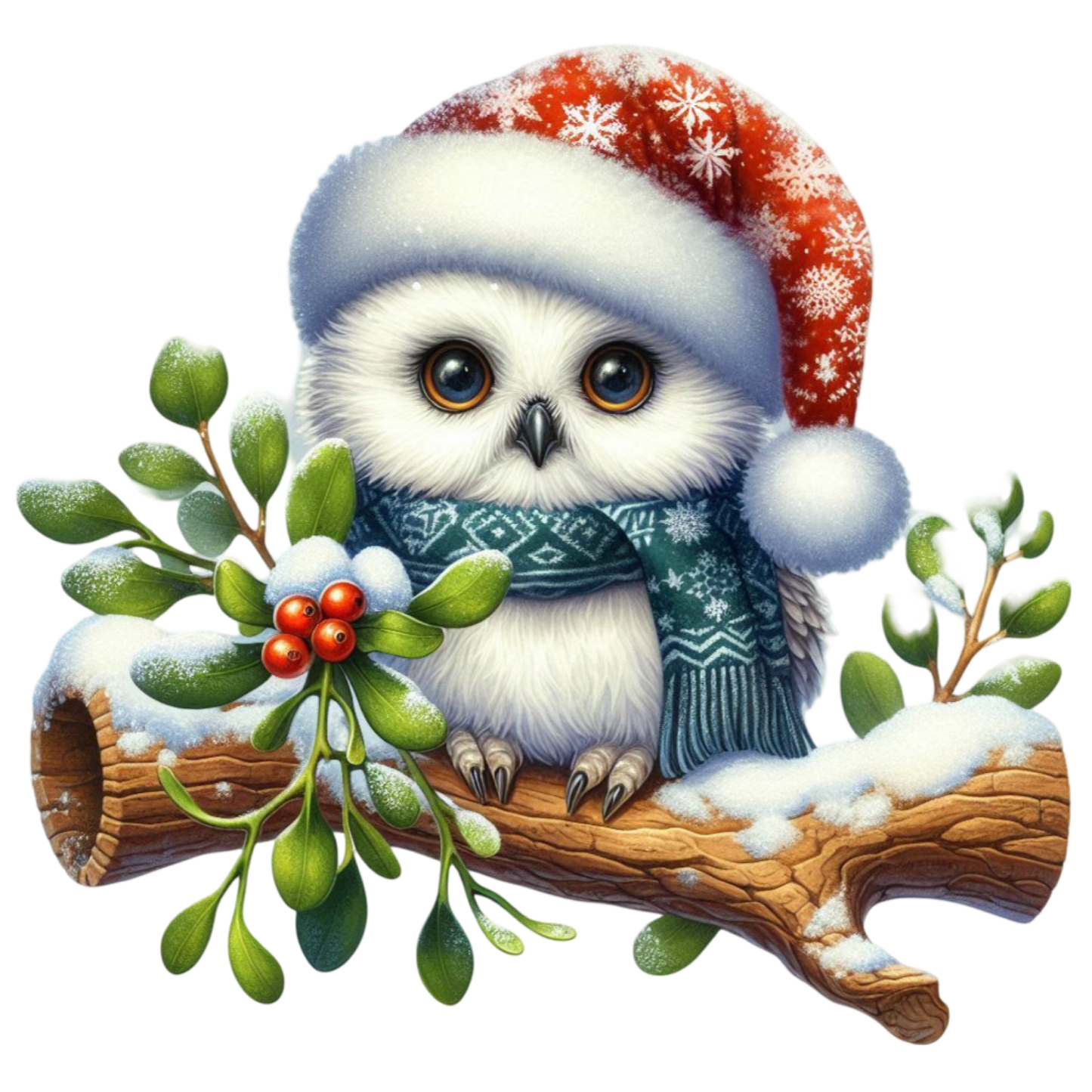 Bügelbilder Weihnachts - Eulen - Magic Miracle Design