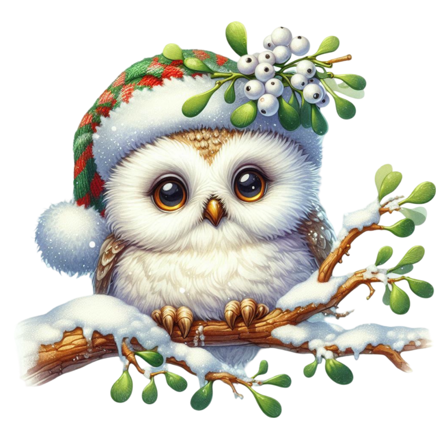 Bügelbilder Weihnachts - Eulen - Magic Miracle Design
