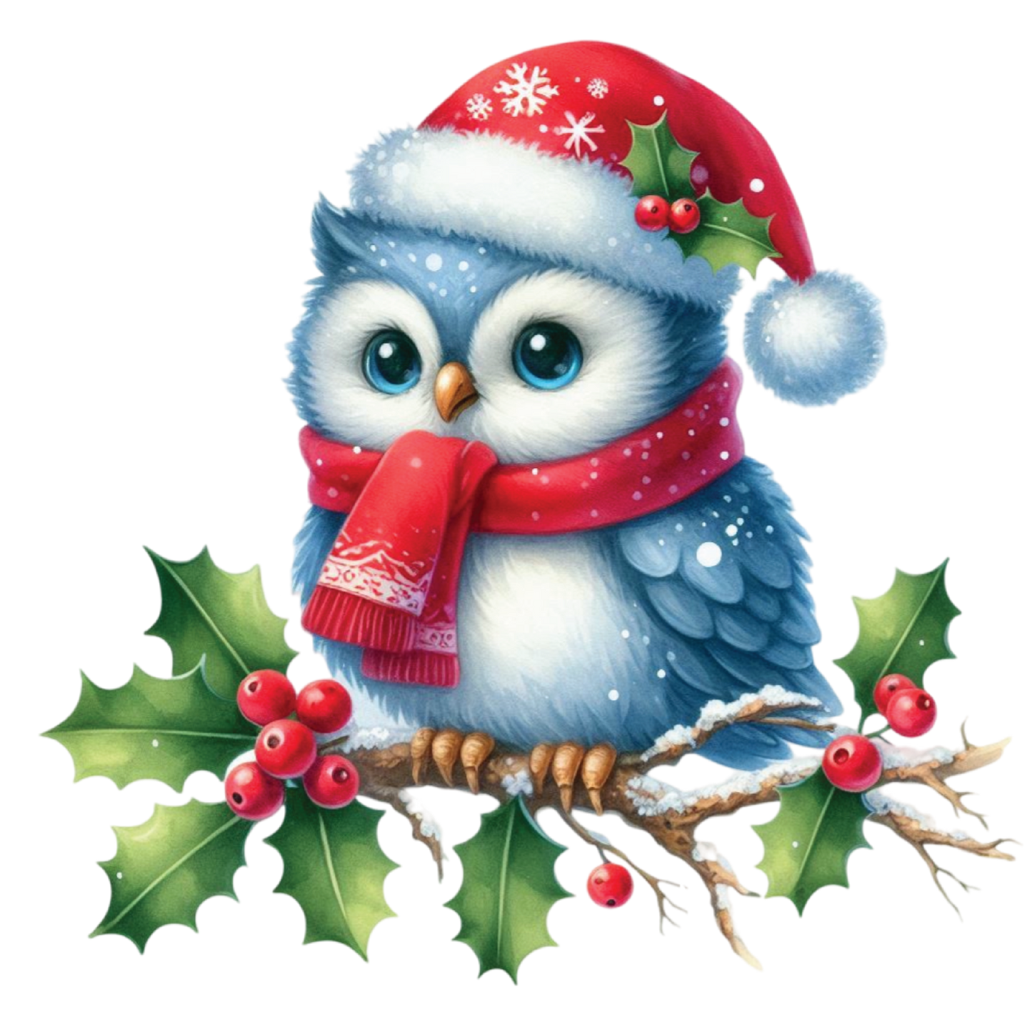 Bügelbilder Weihnachts - Eulen - Magic Miracle Design