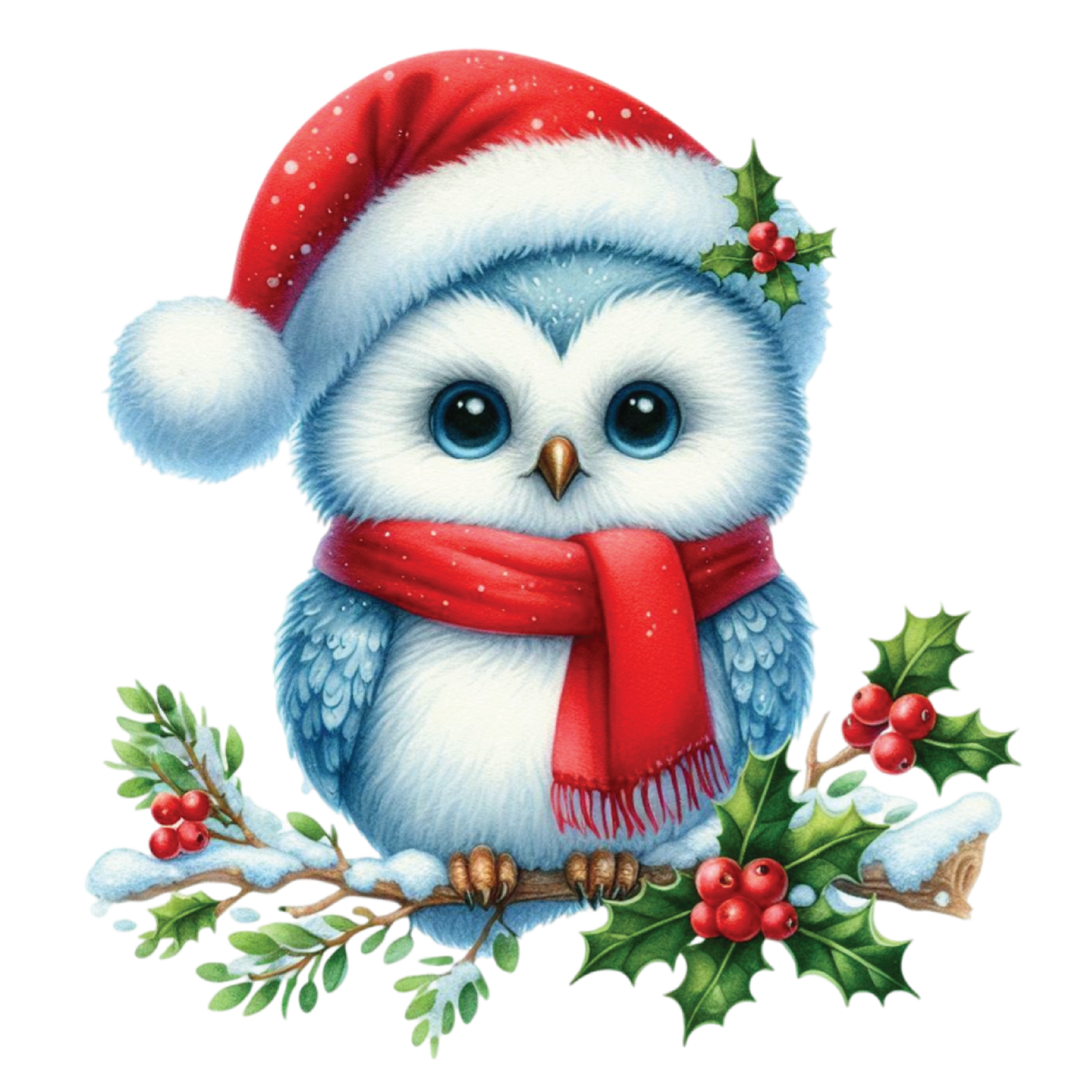 Bügelbilder Weihnachts - Eulen - Magic Miracle Design