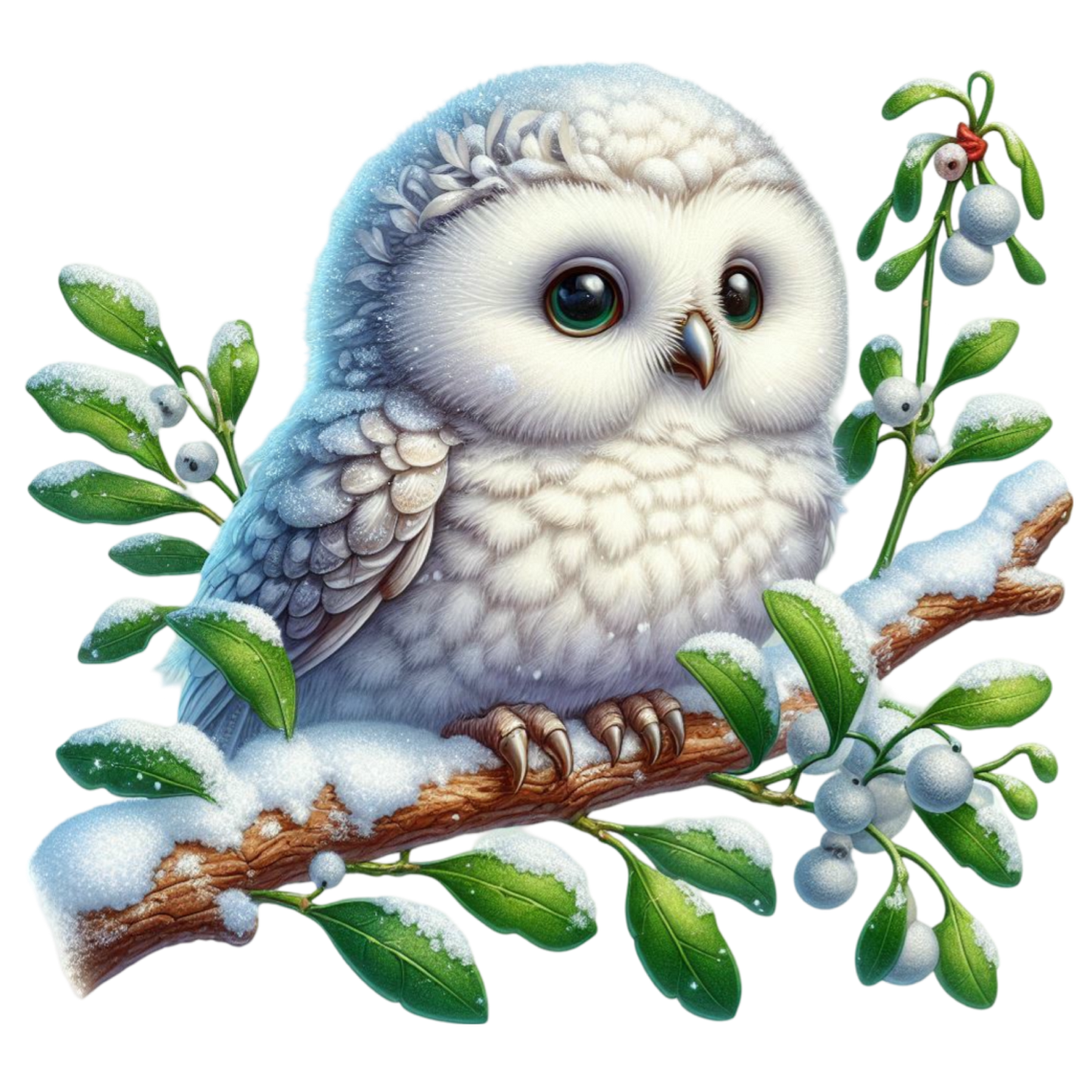 Bügelbilder Weihnachts - Eulen - Magic Miracle Design