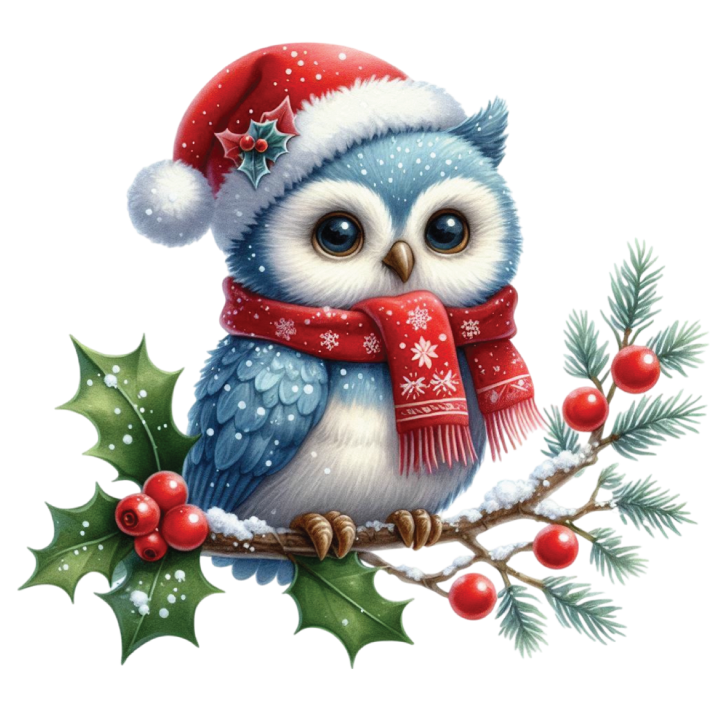 Bügelbilder Weihnachts - Eulen - Magic Miracle Design