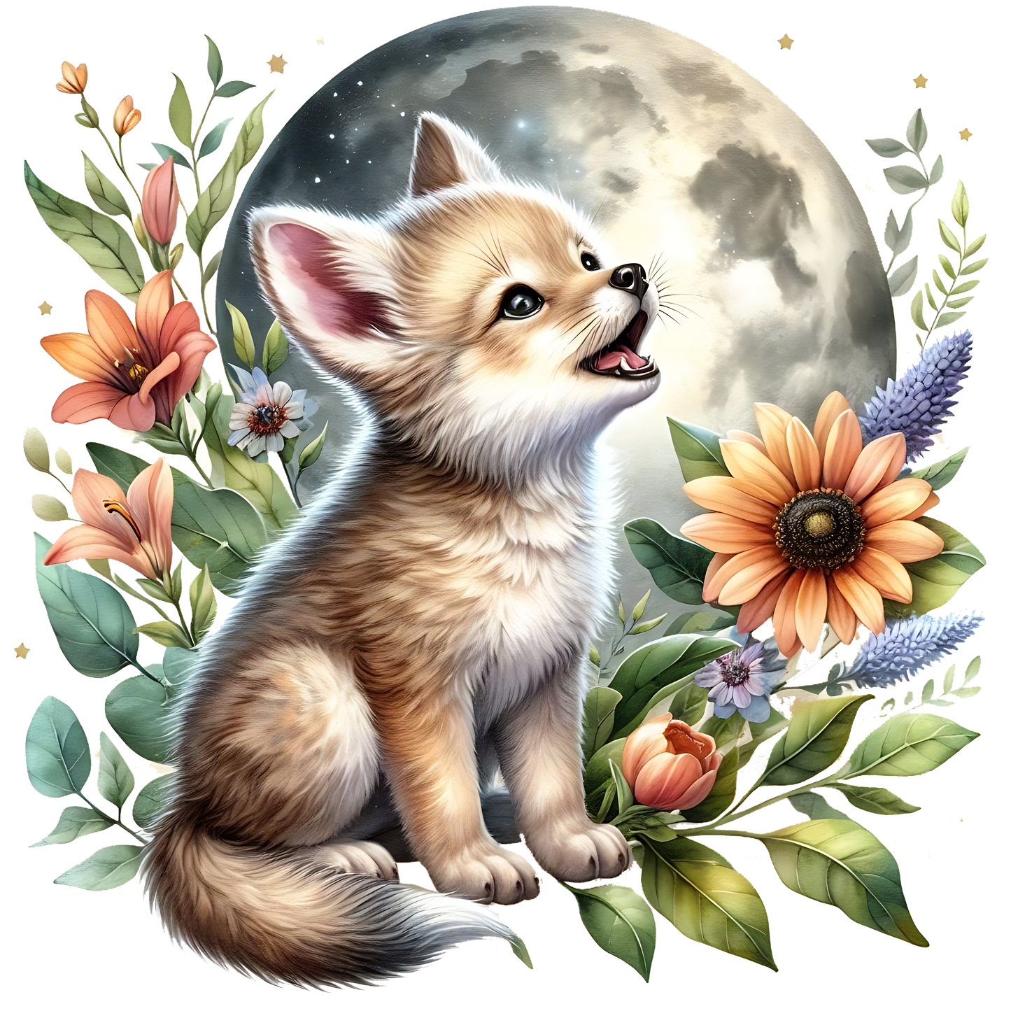Bügelbild Baby Dschungeltiere - Magic Miracle Design