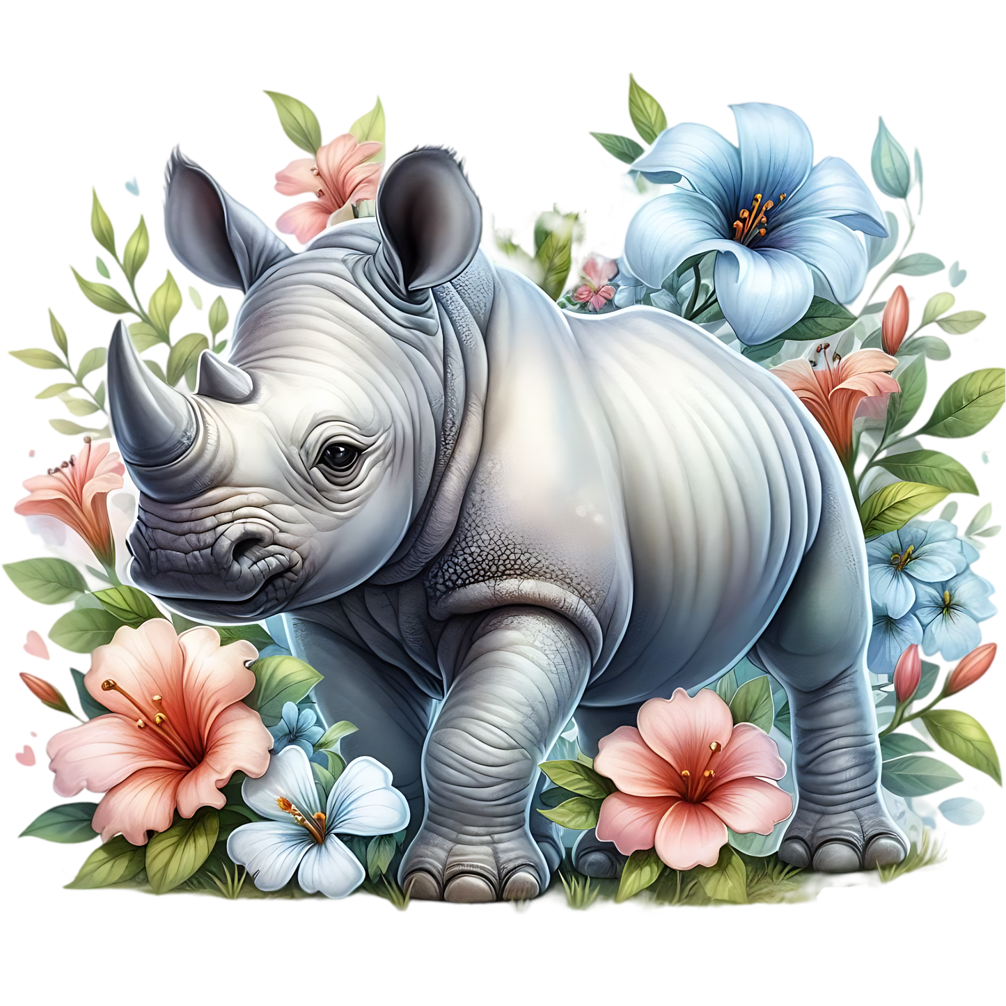 Bügelbild Baby Dschungeltiere - Magic Miracle Design