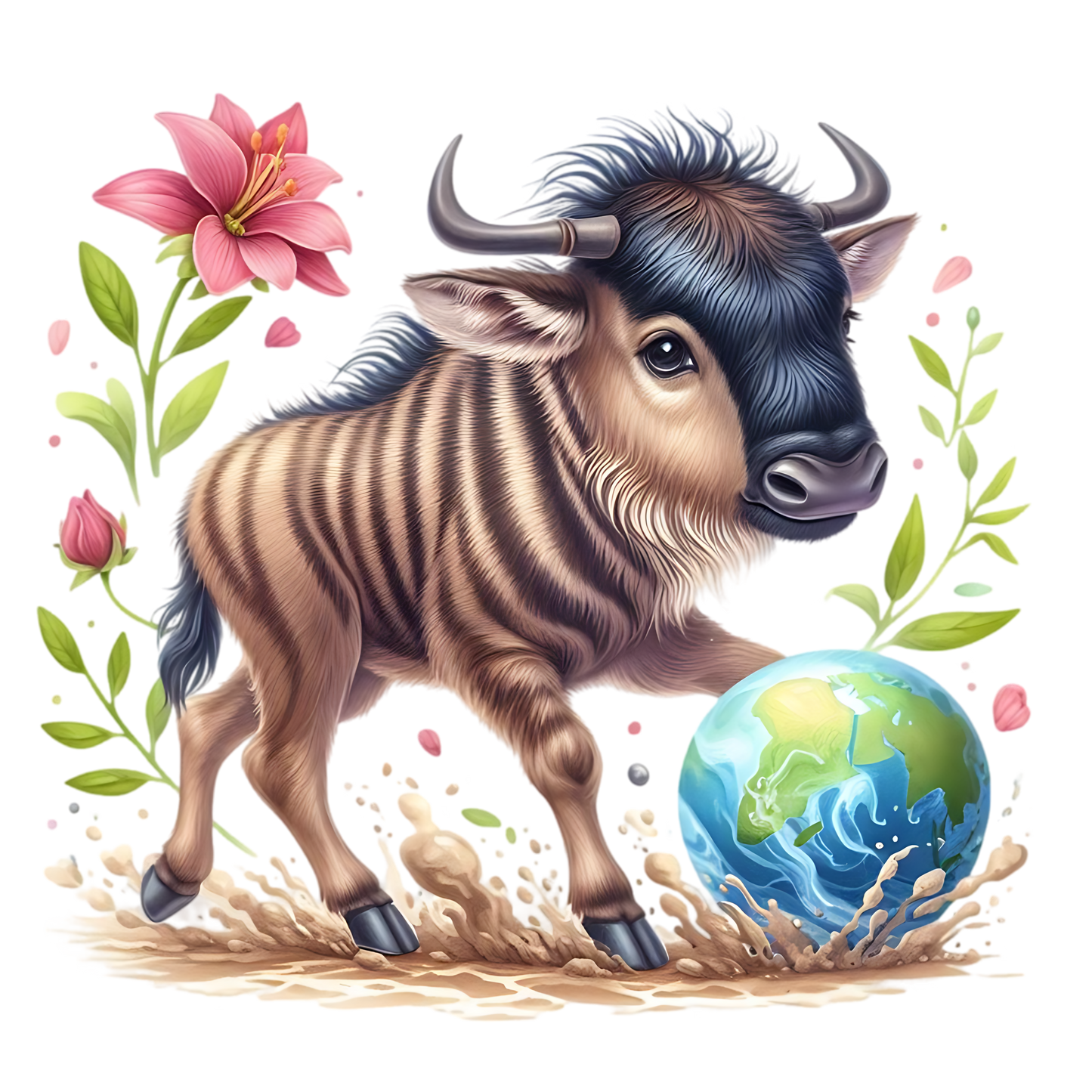 Bügelbild Baby Dschungeltiere - Magic Miracle Design