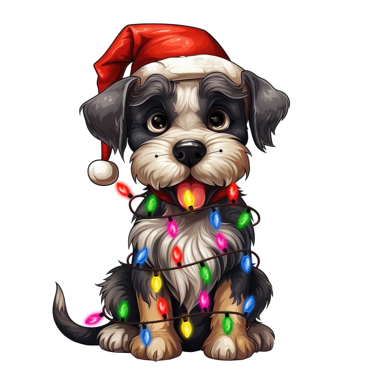 Bügelbilder Weihnachten niedliche Hunde - Magic Miracle Design