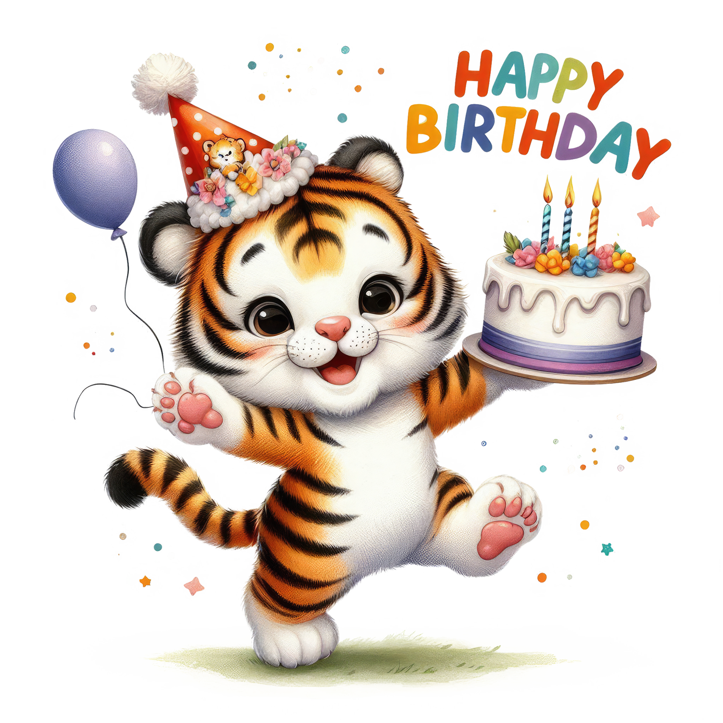 Bügelbilder Kinder Geburtstag Happy Birthday - Magic Miracle Design