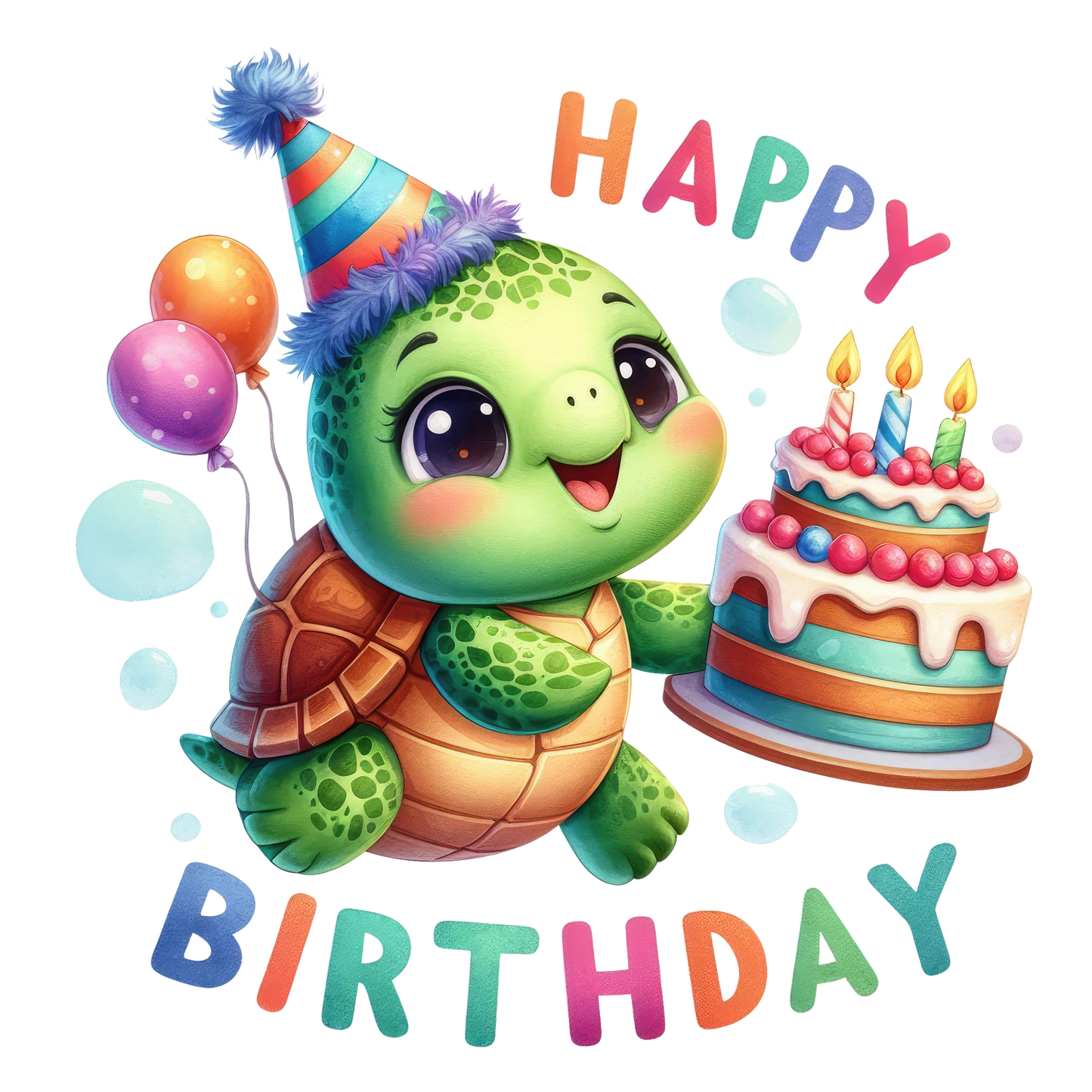 Bügelbilder Kinder Geburtstag Happy Birthday - Magic Miracle Design