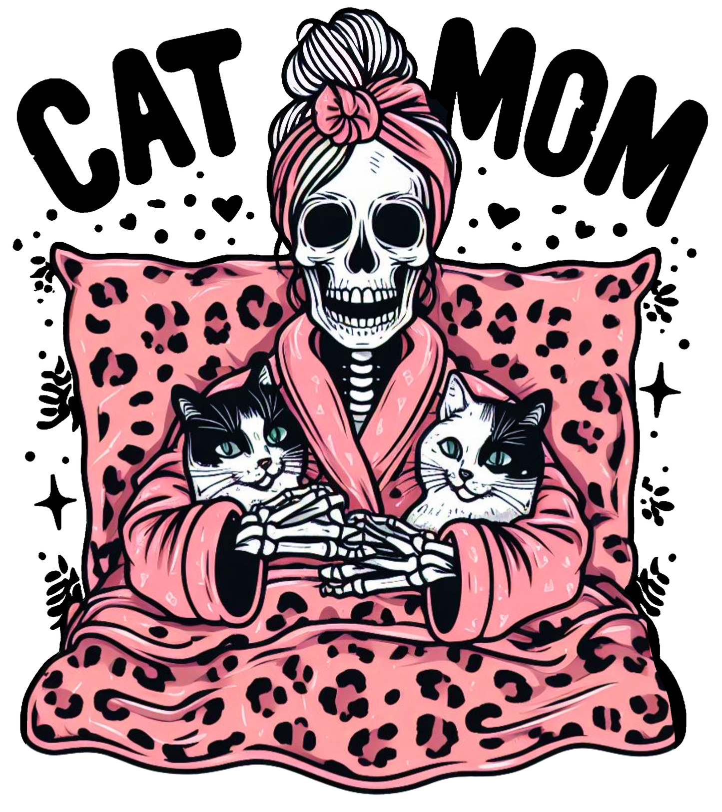 Sticker Cat Mom