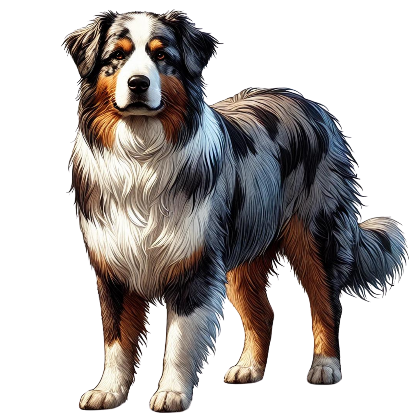 Bügelbild Hunde Pitbull|Australian Sheperd|Cane Corso - Magic Miracle Design