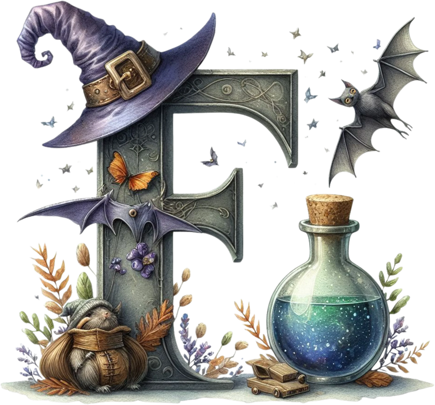 Halloween Bügelbild ABC für kleine Halloween Fans Bild_6