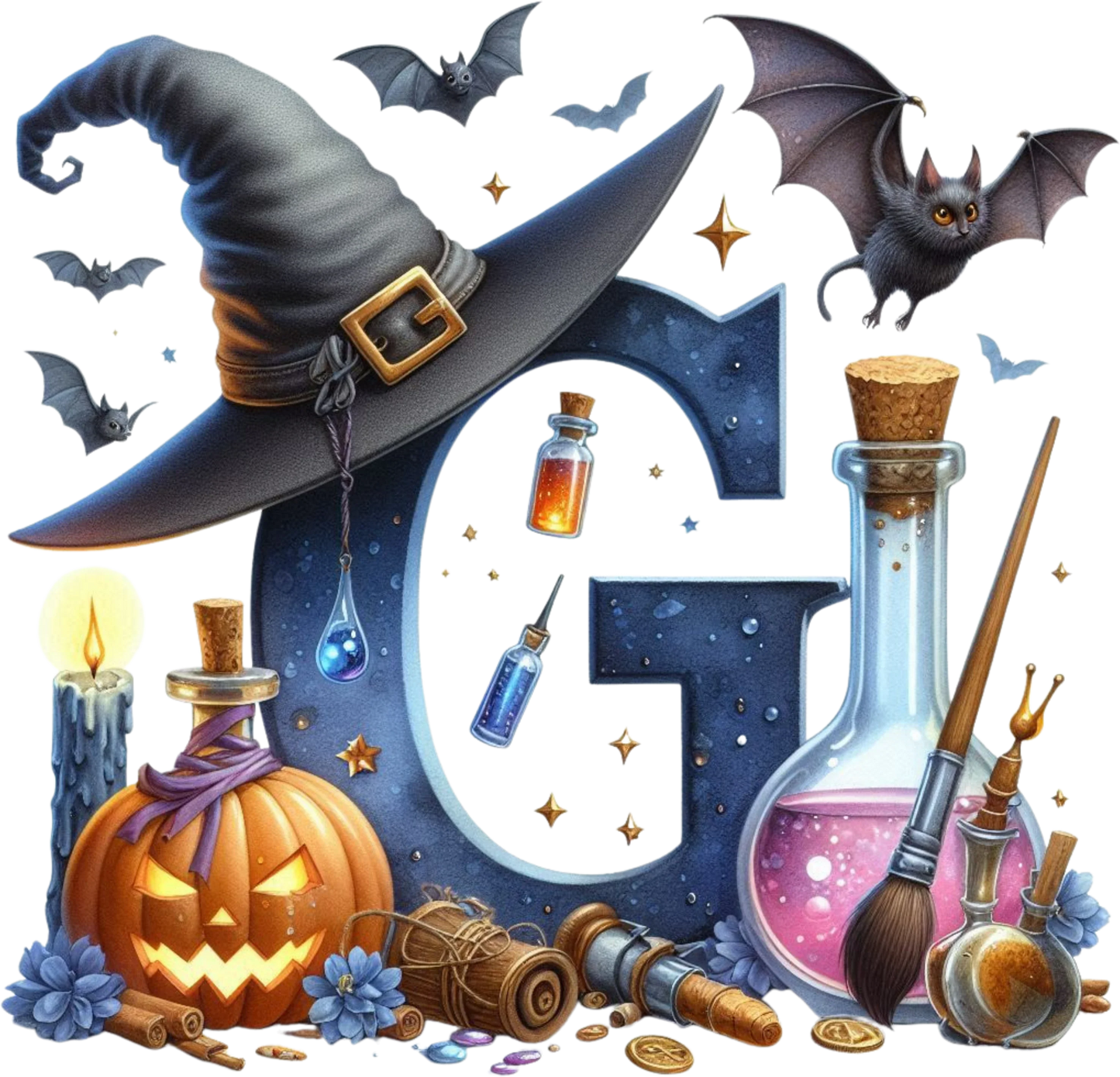 Halloween Bügelbild ABC für kleine Halloween Fans Bild_7