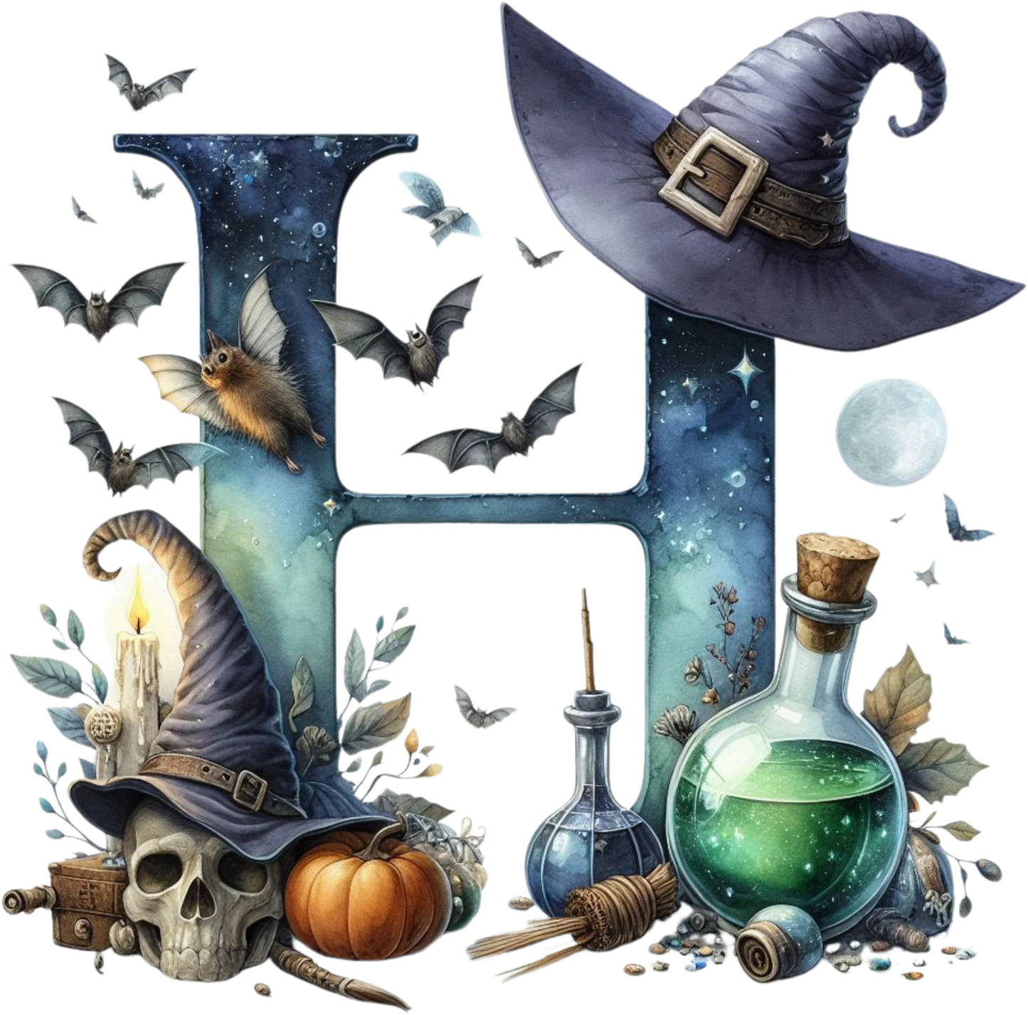 Halloween Bügelbild ABC für kleine Halloween Fans Bild_8