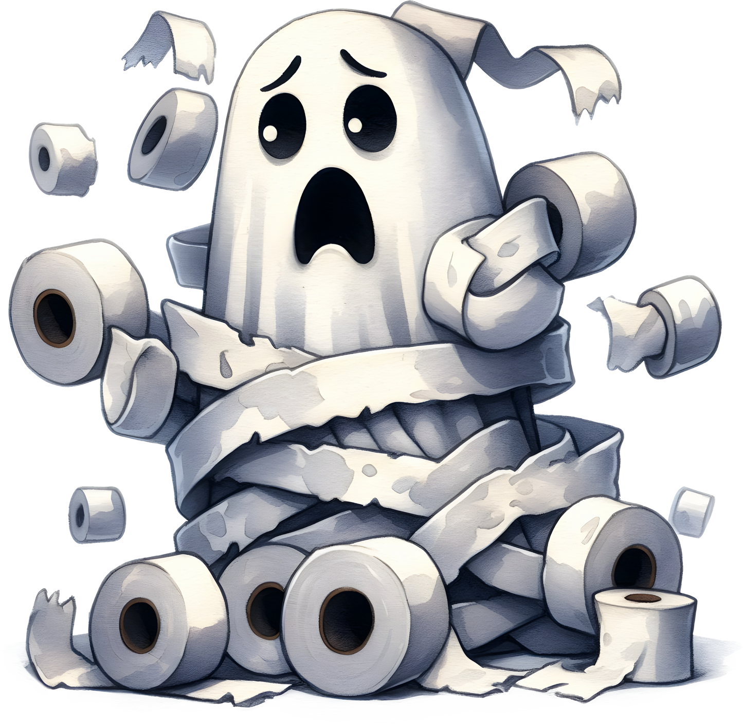 Bügelbild Halloween crazy Geister