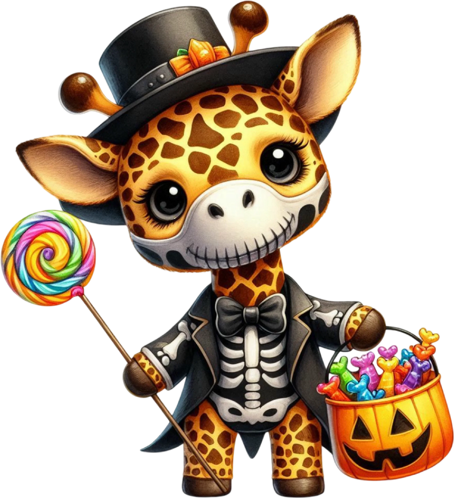 Halloween Bügelbild niedliche Tiere Bild_18