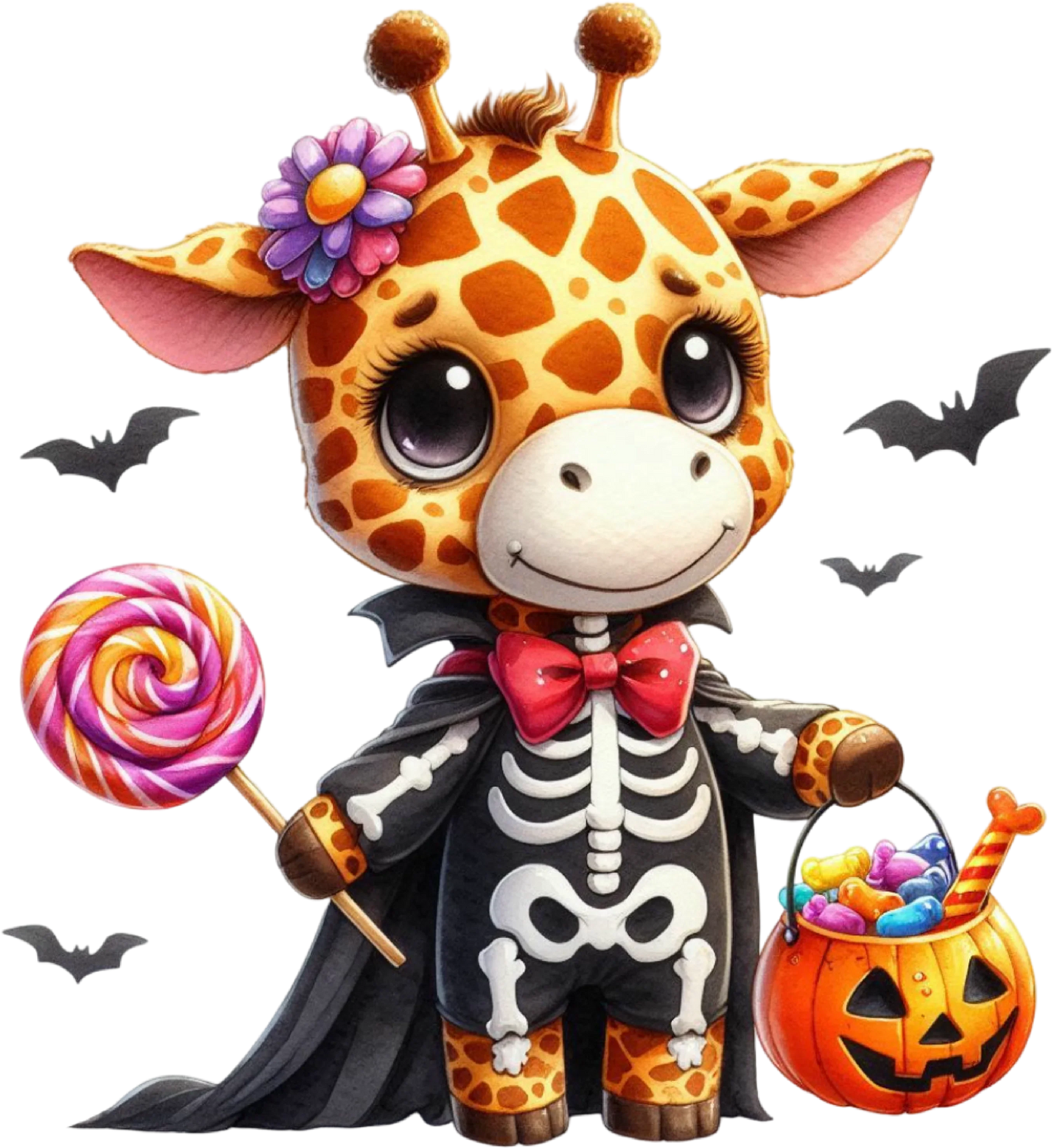 Halloween Bügelbild niedliche Tiere Bild_19