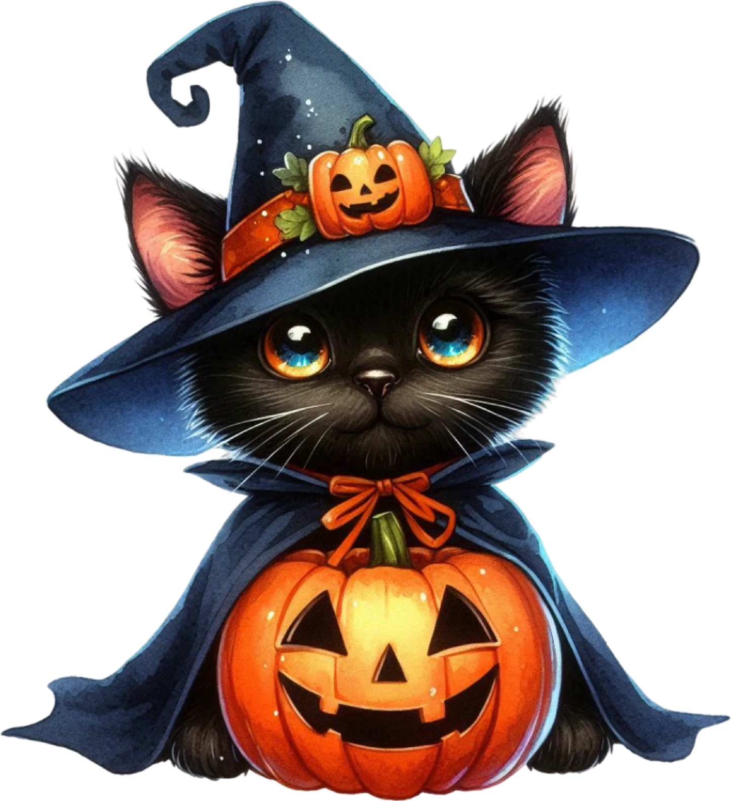 Halloween Bügelbild niedliche Tiere Bild_2