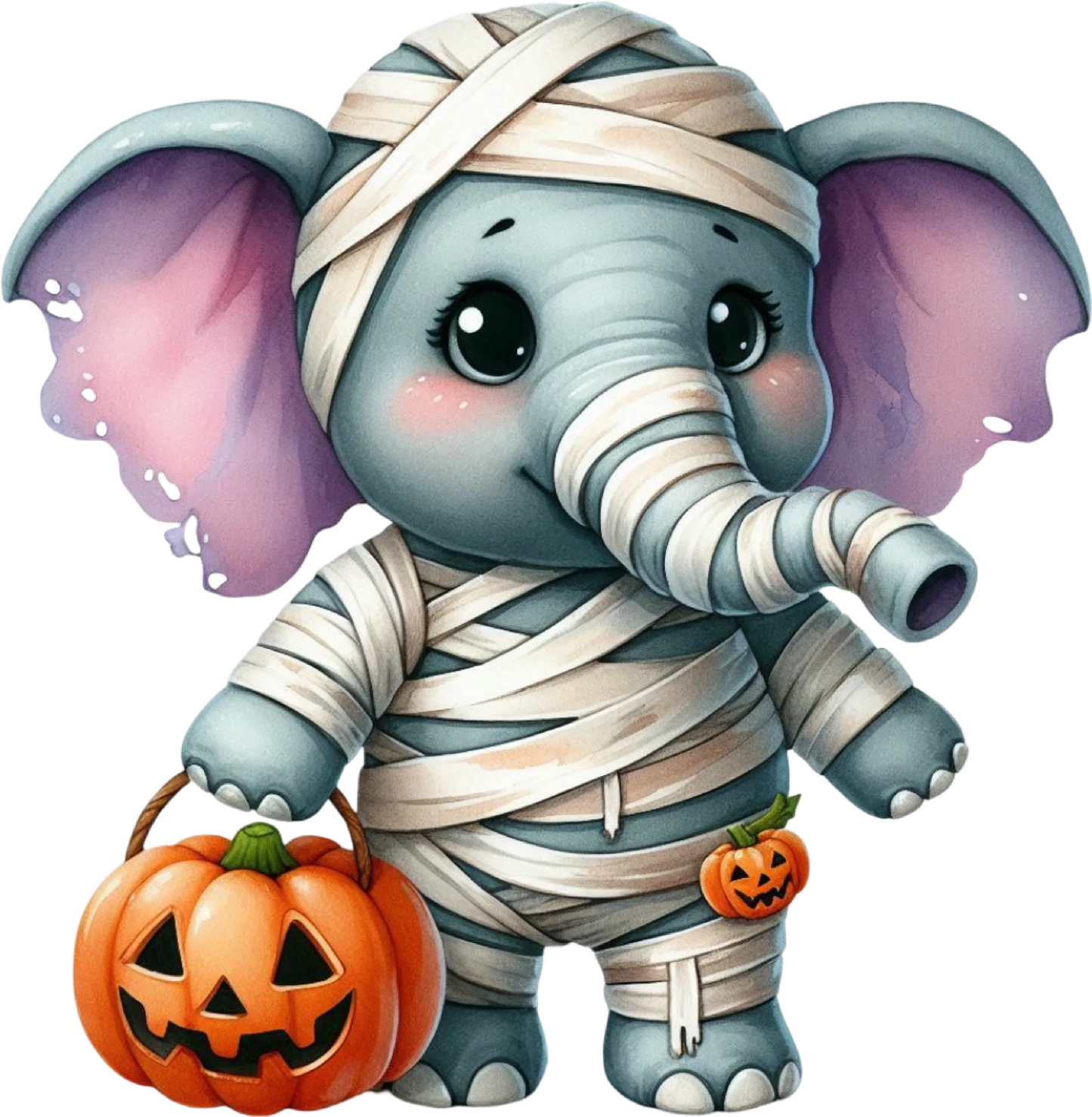 Halloween Bügelbild niedliche Tiere Bild_6