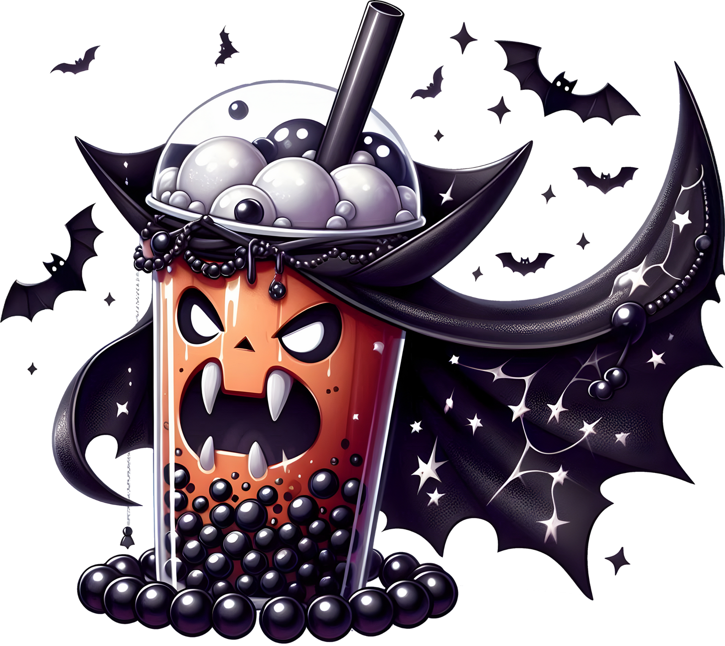 Bügelbild Halloween Getränke