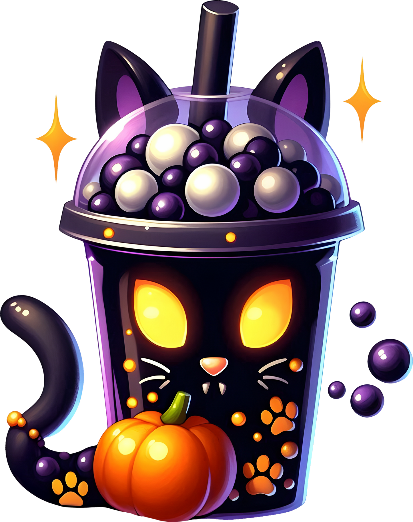 Bügelbild Halloween Getränke