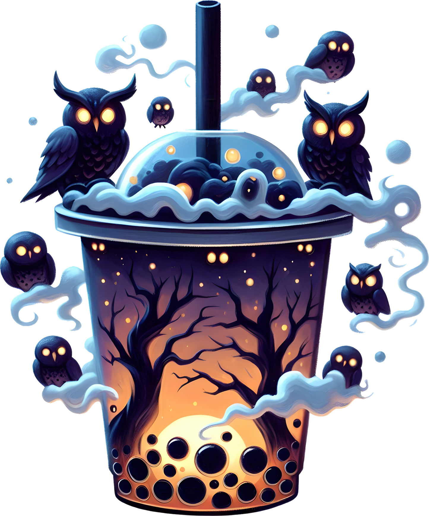 Bügelbild Halloween Getränke