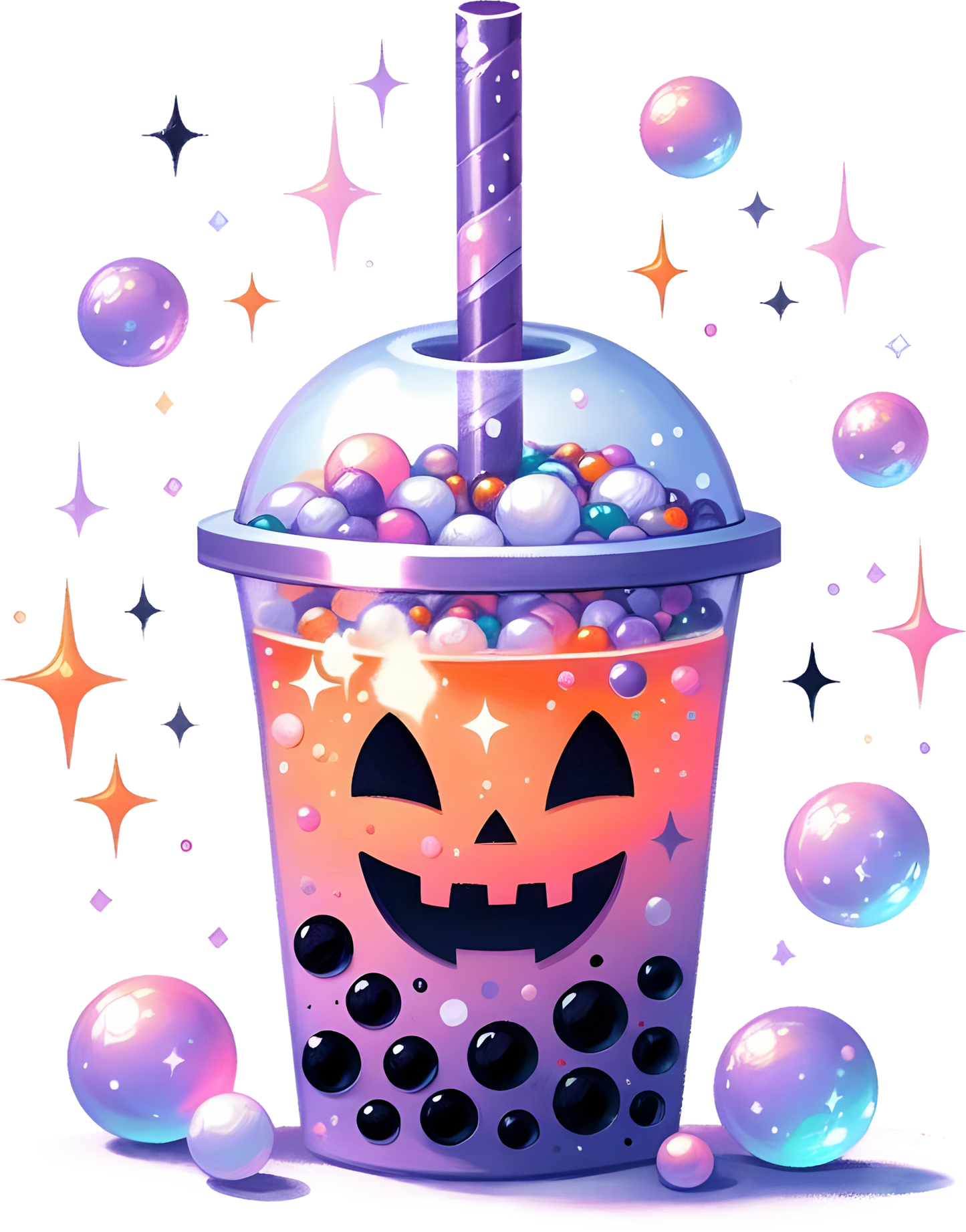 Bügelbild Halloween Getränke