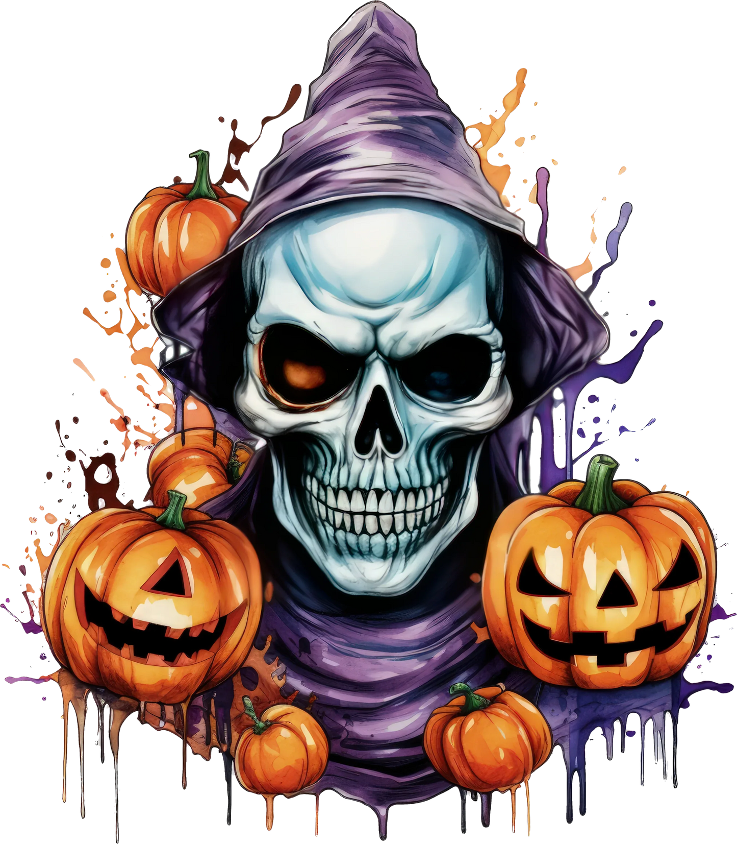 Halloween Bügelbild Monster - gruselig und hochwertig Bild_1