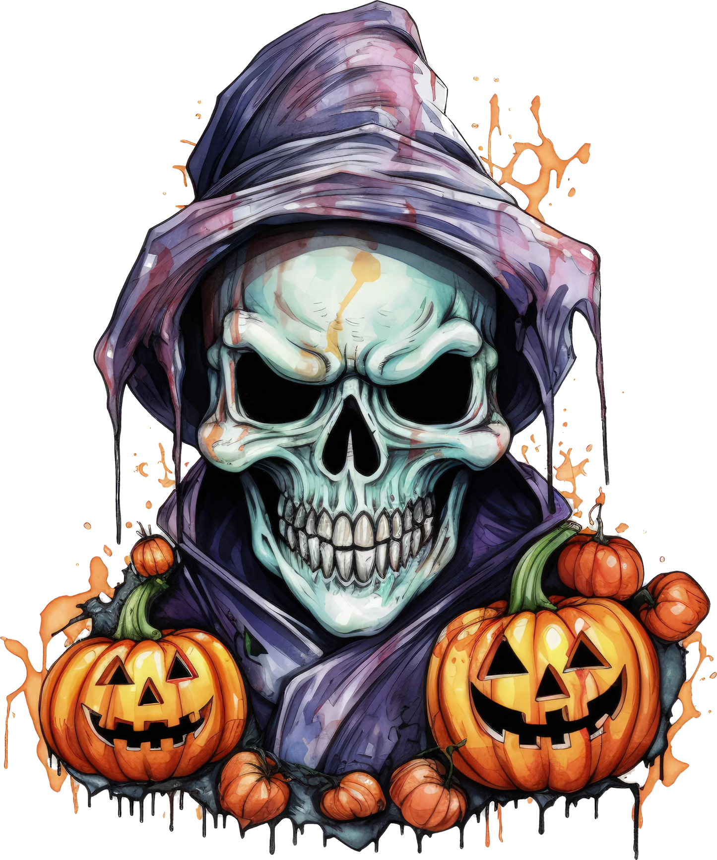 Halloween Bügelbild Monster - gruselig und hochwertig Bild_2