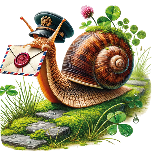 Bügelbild Tiere mit Brief Bild_2