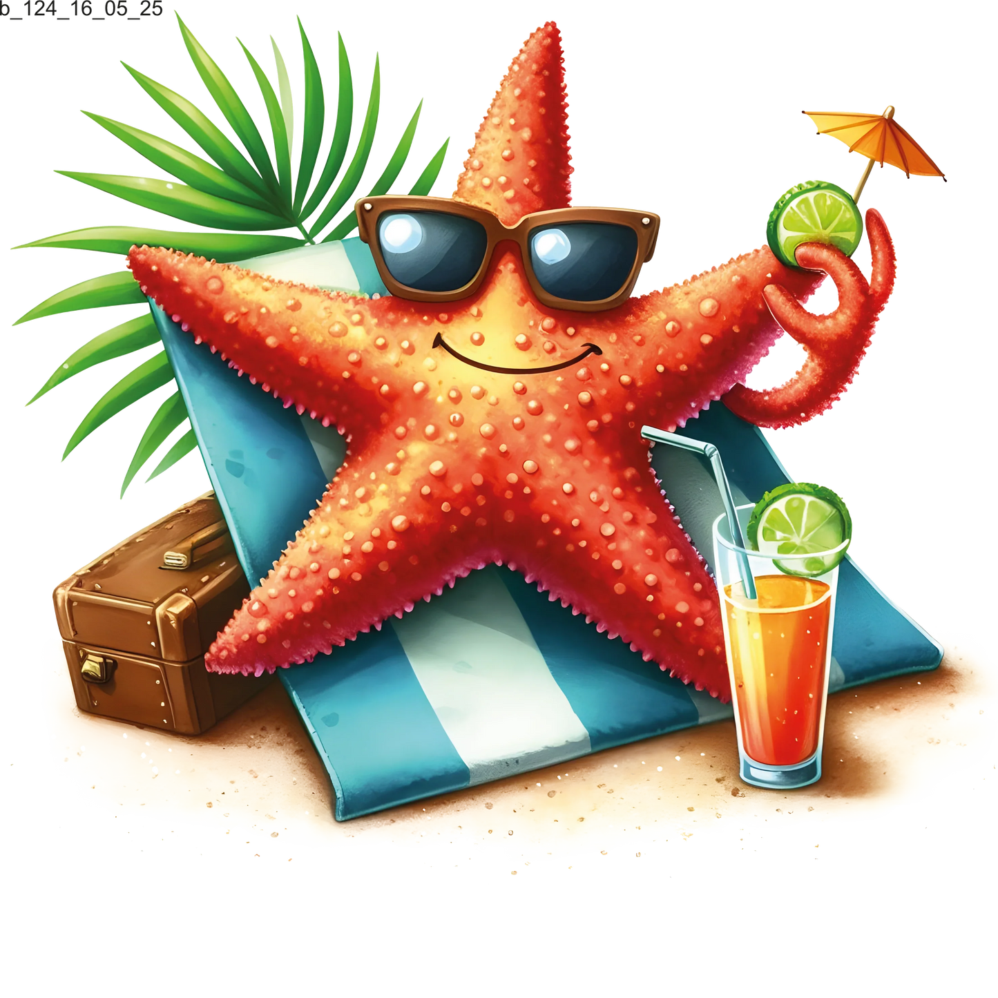 Bügelbild coole Strandtiere – brillante Farben Bild_8