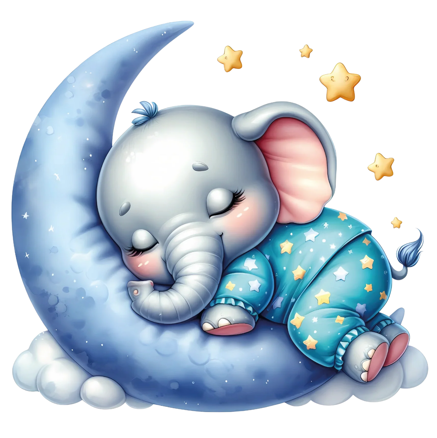 Bügelbild Baby Tiere Mond 2 Bild_5