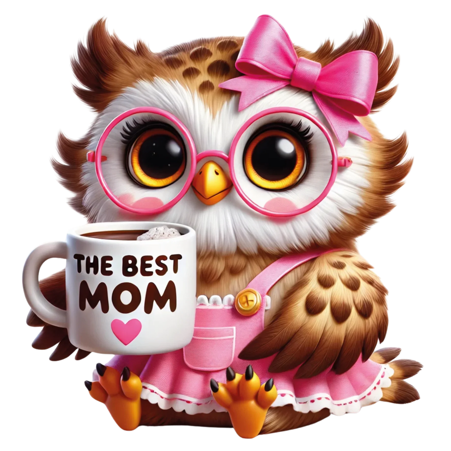Bügelbild Tiere Best Mom – brillante Farben Bild_2